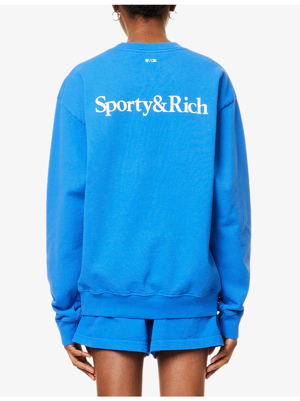 Dodgers Serif Round-Neck Cotton-Jersey Sweatshirt - 4