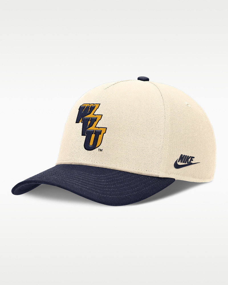 West Virginia Primetime Rise Academic Men's Nike Dri-FIT College Adjustable Hat 1