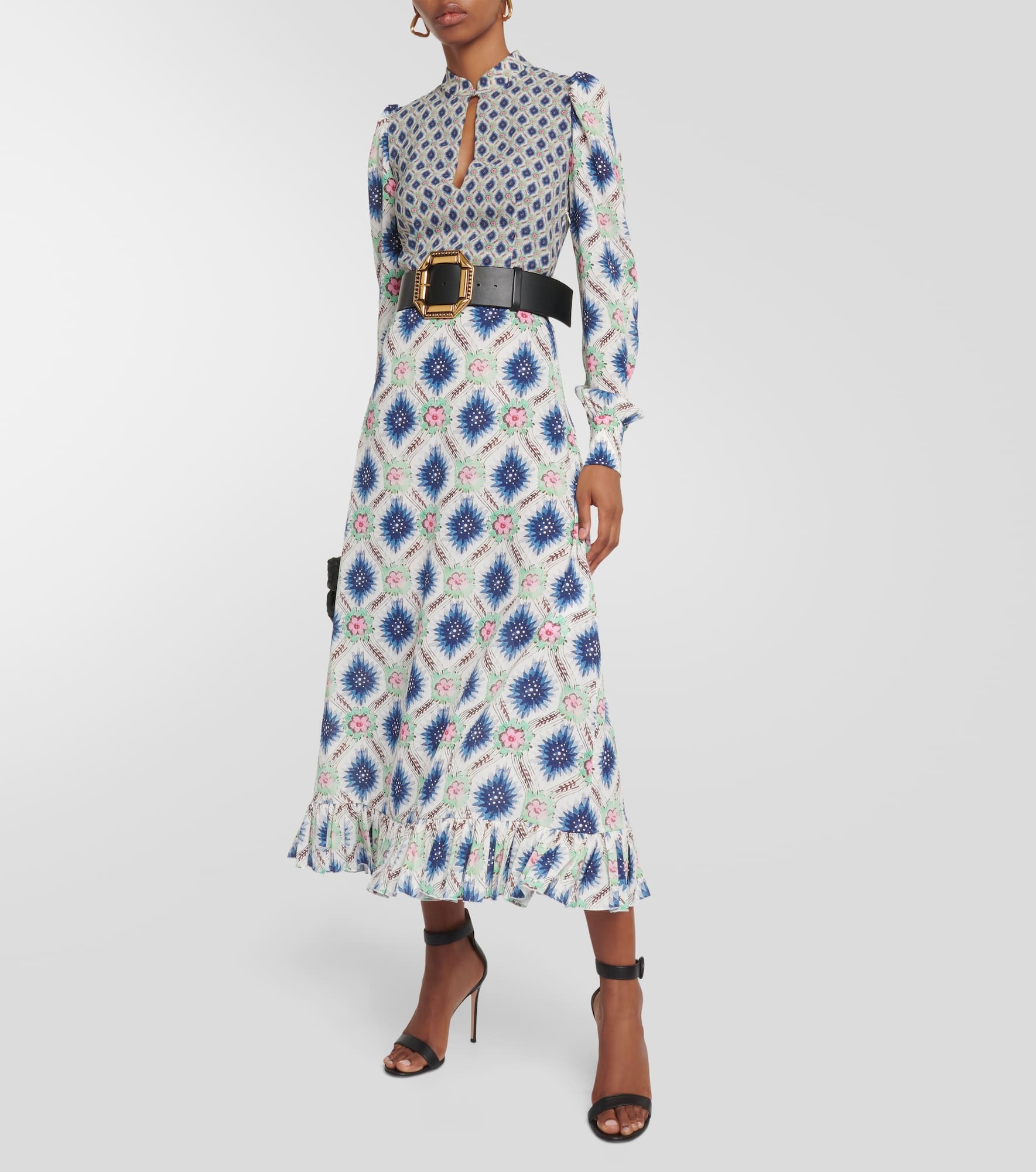 Printed midi dress - 2