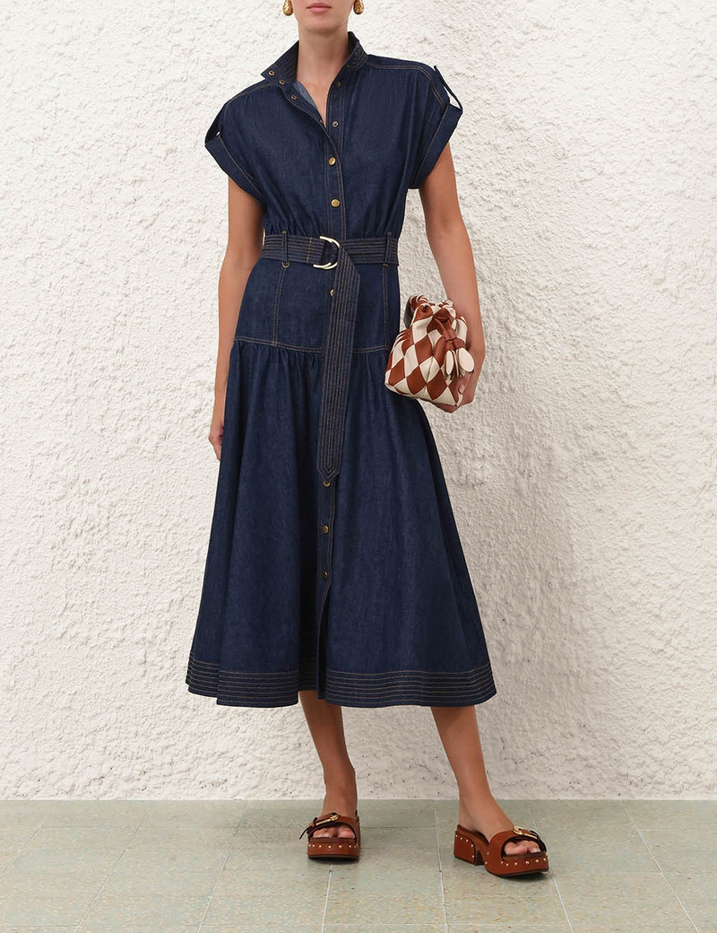 DENIM MIDI DRESS 7