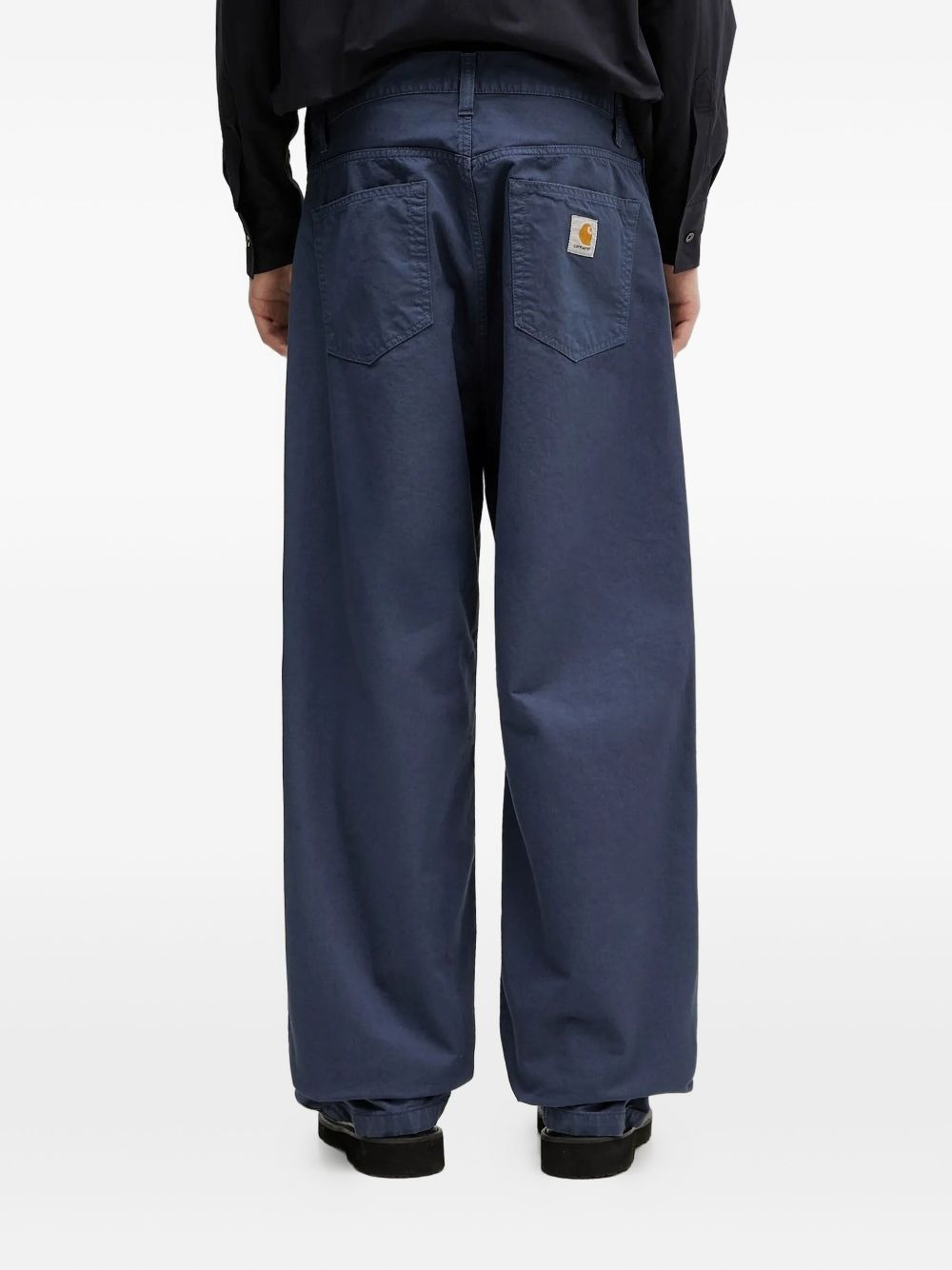 pocket-detail wide-leg trousers - 2