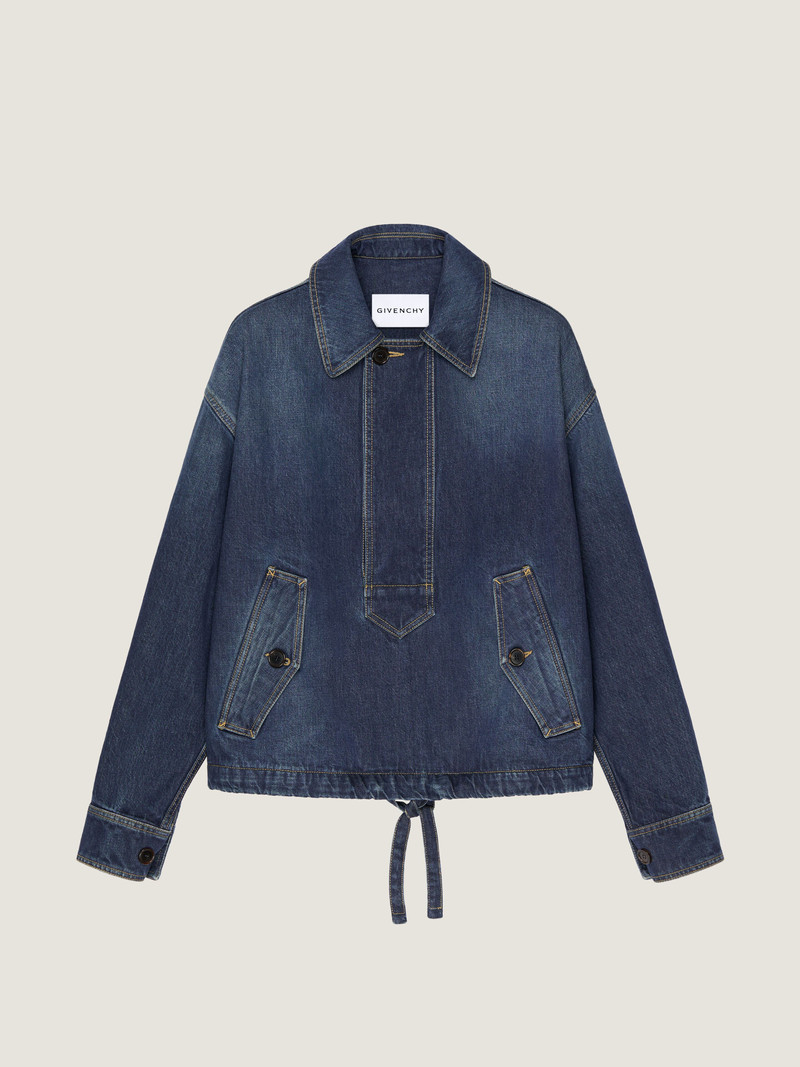 SMOCK JACKET IN RAW DENIM 1