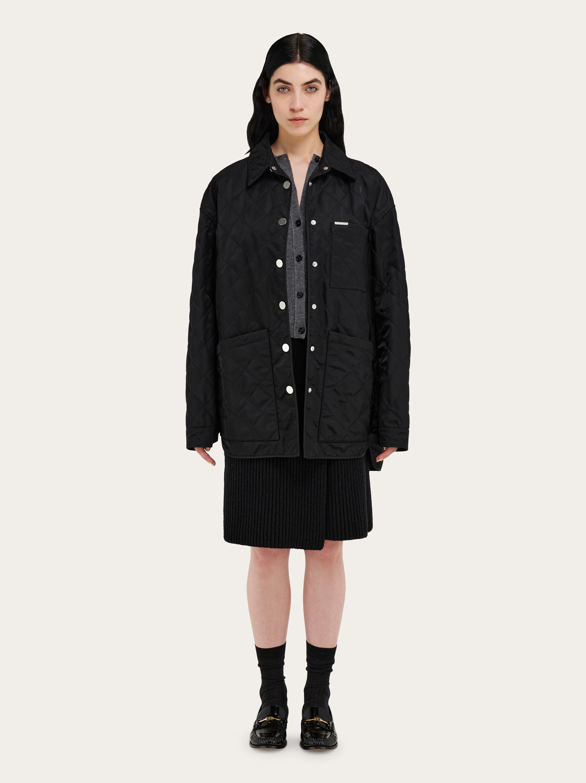 Quilted blouson - 8