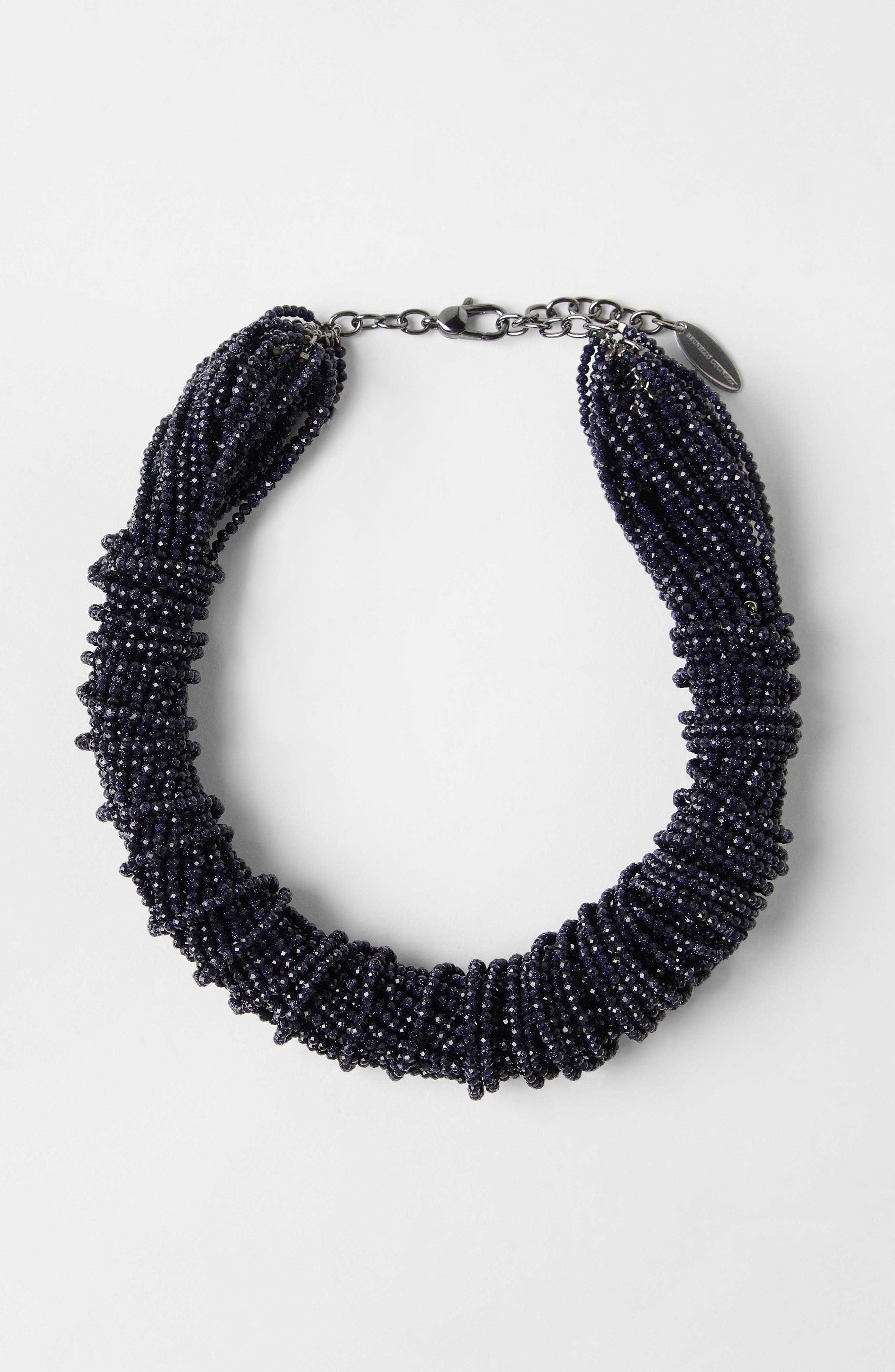 Brunello Cucinelli Sandstone and silver choker in Night at Nordstrom - 2