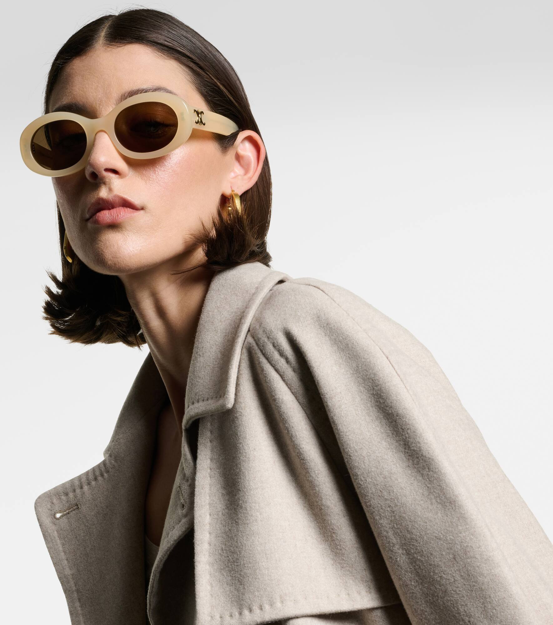 Triomphe 01 oval sunglasses - 3