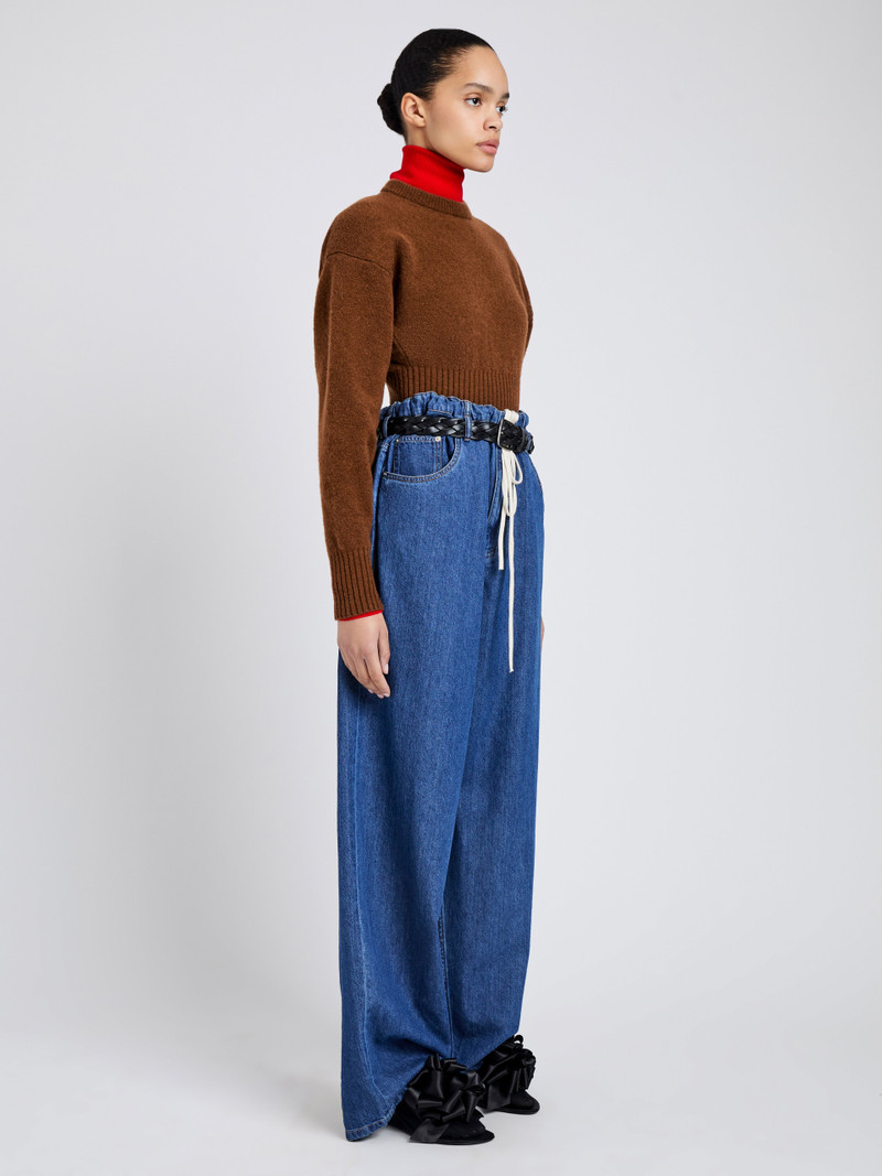 Proenza Schouler Salome Jean in Lightweight Denim outlook