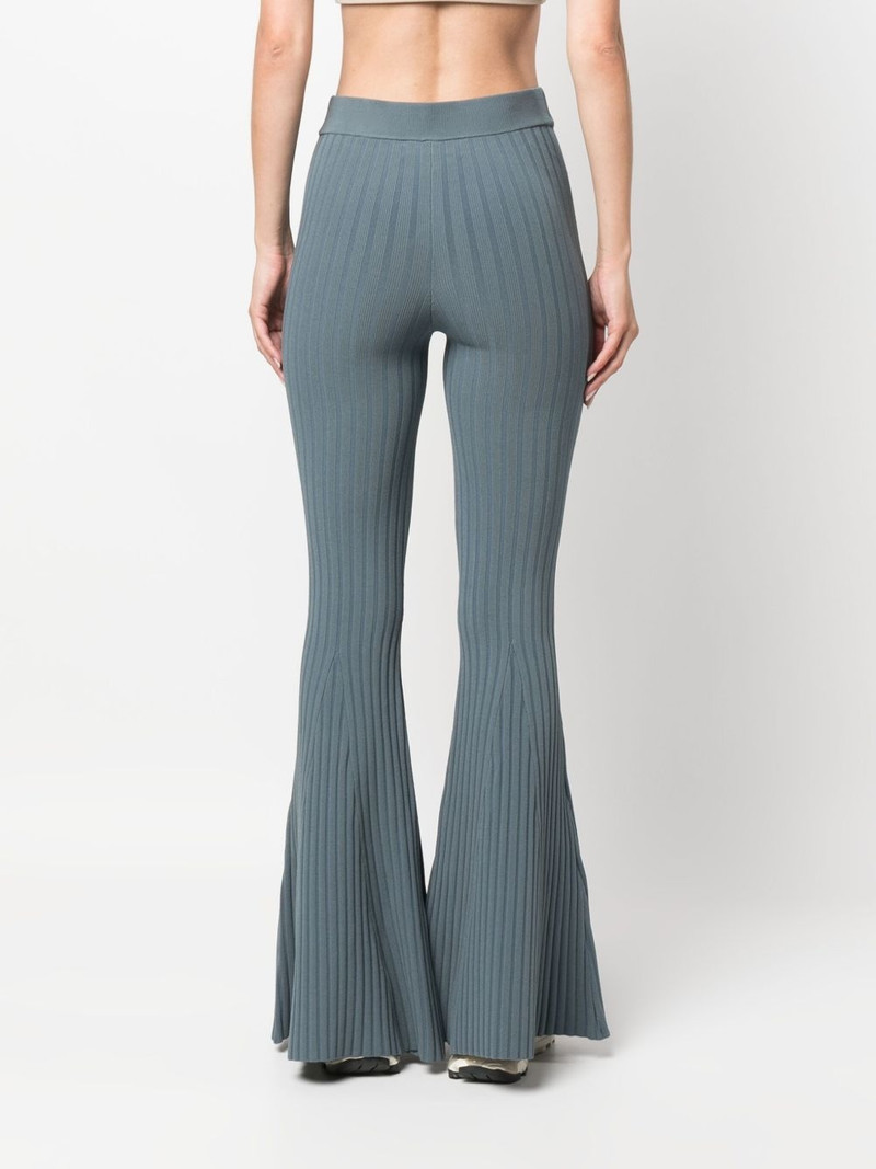 Jaya ribbed flared trousers 4