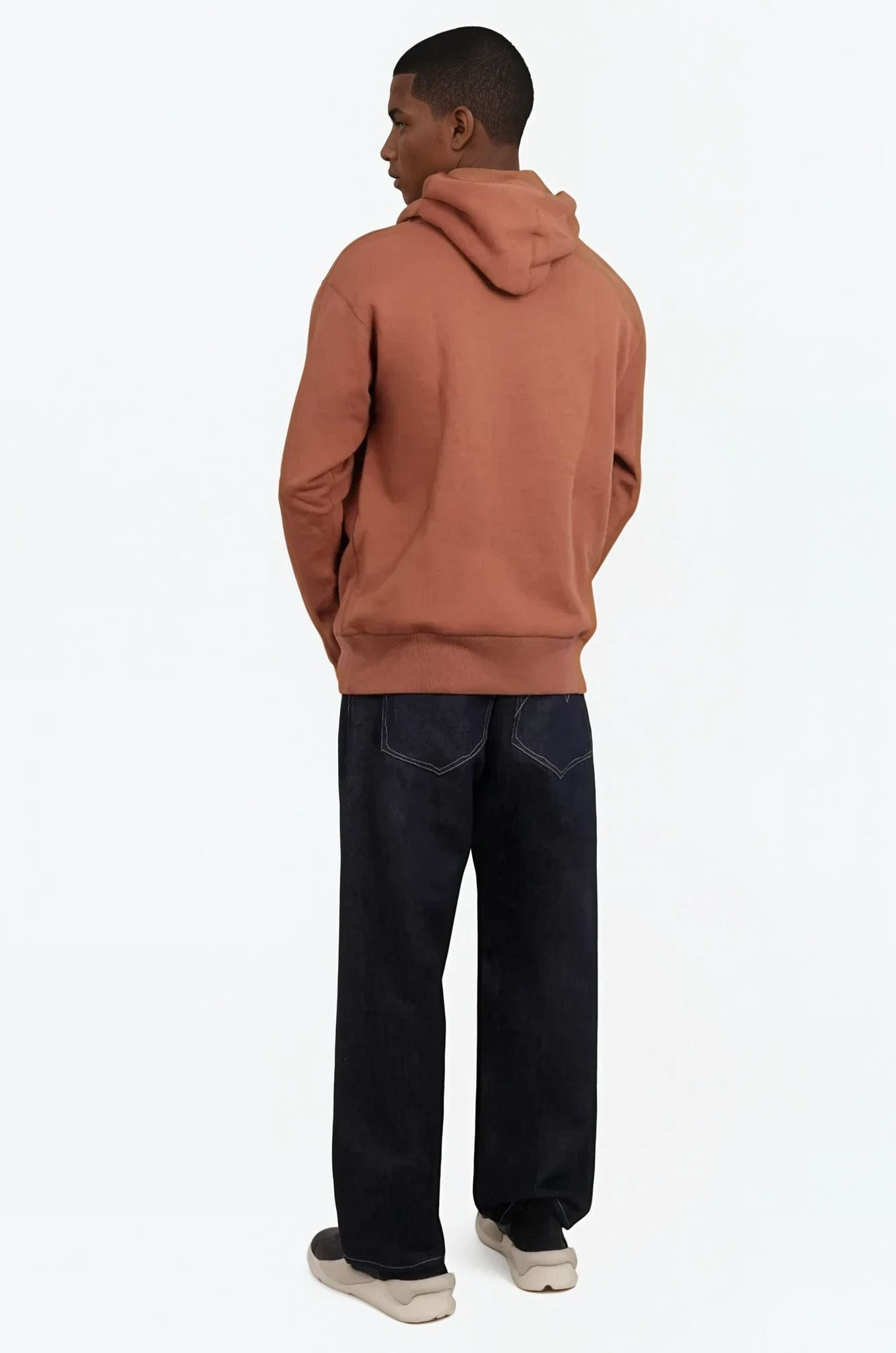 HOMME LOGO HOODIE | BROWN - 3