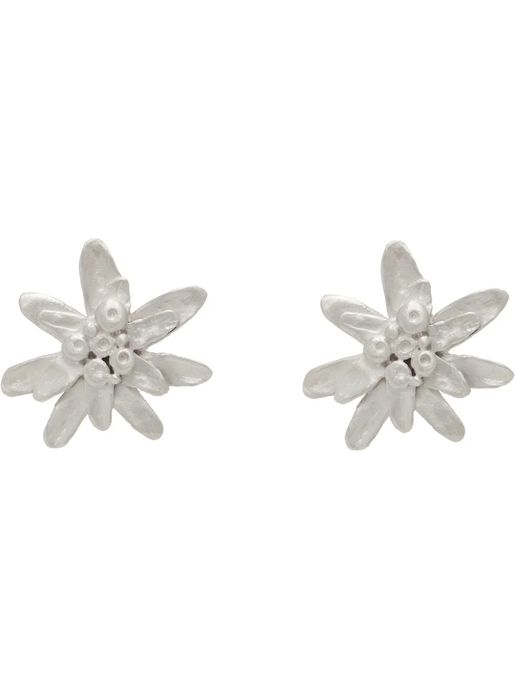 SSENSE Exclusive Zoé Mohm Edition Edelweiss Earrings - 1