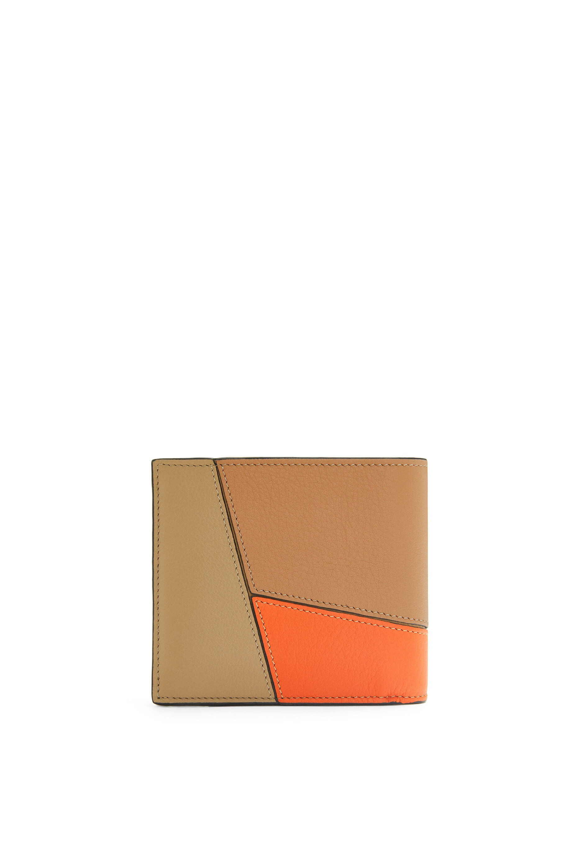 Puzzle bifold wallet in classic calfskin - 4