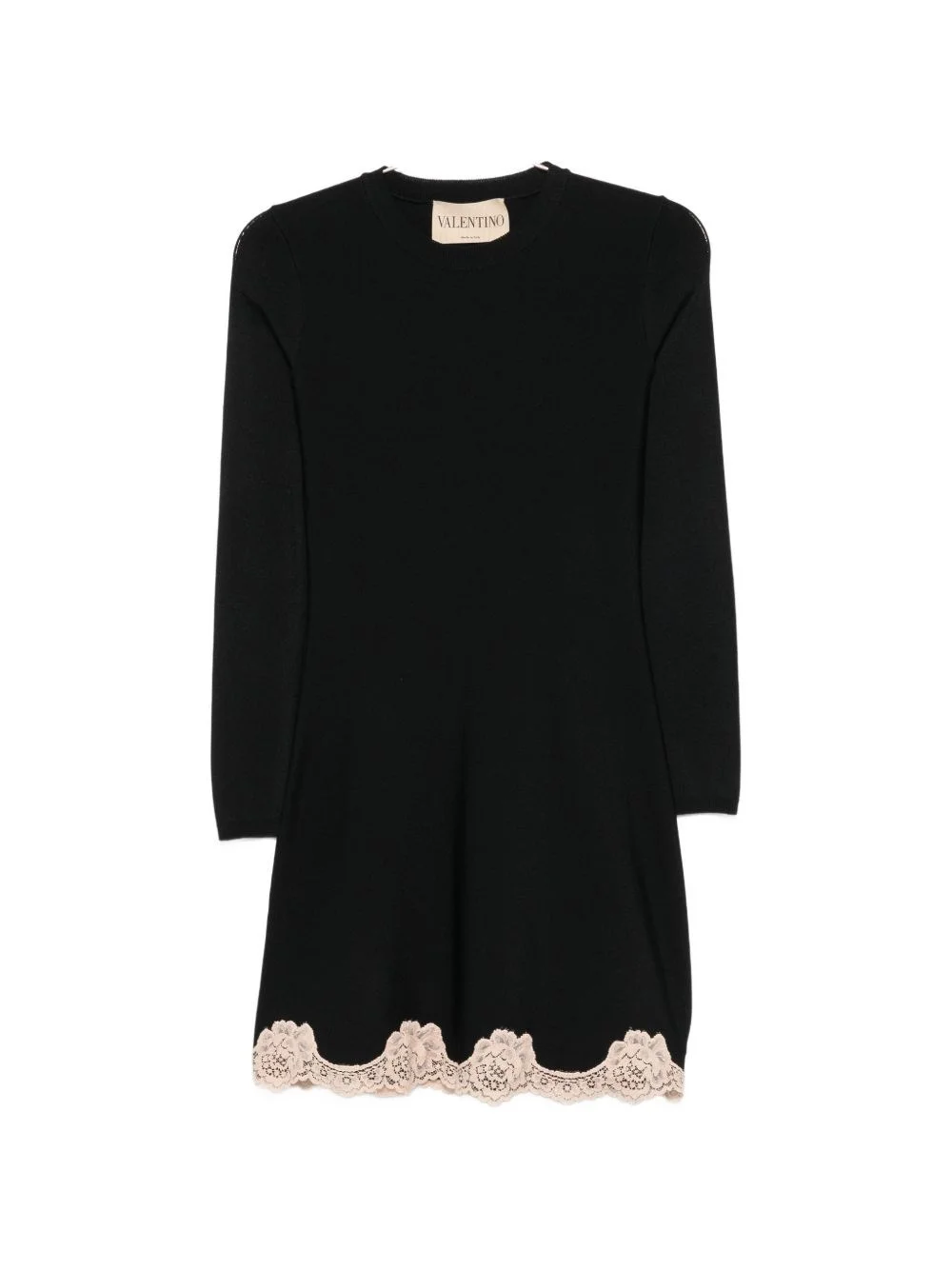 Lace detail short dress - 1