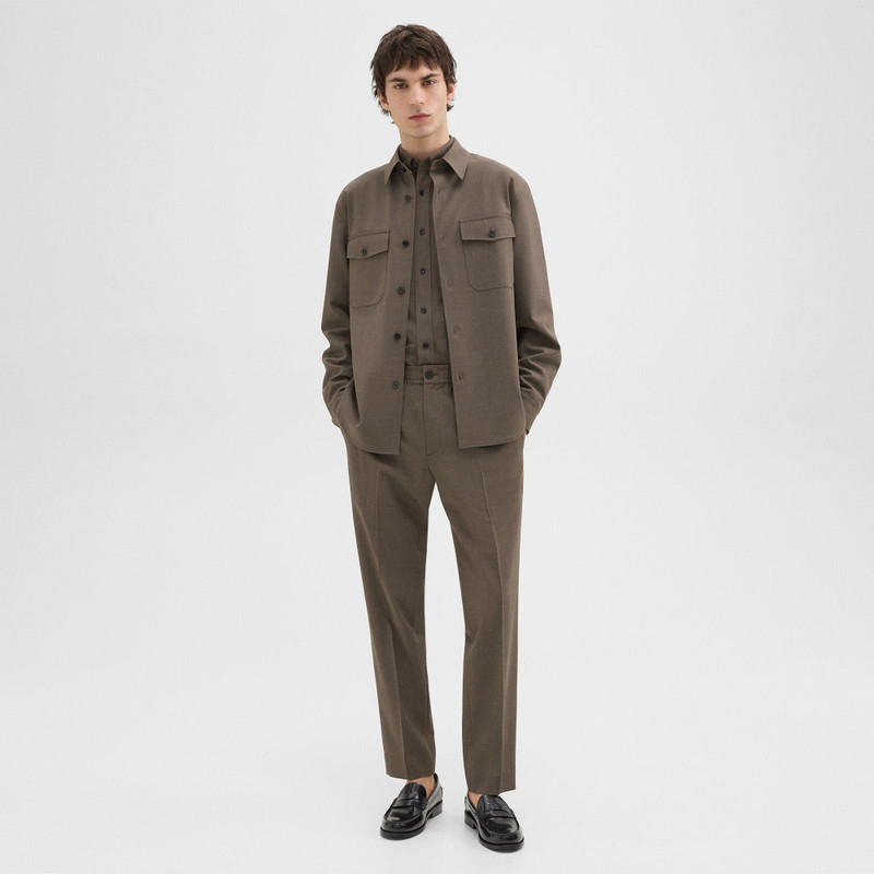 Theory Garvin Shirt Jacket in Stretch Wool outlook