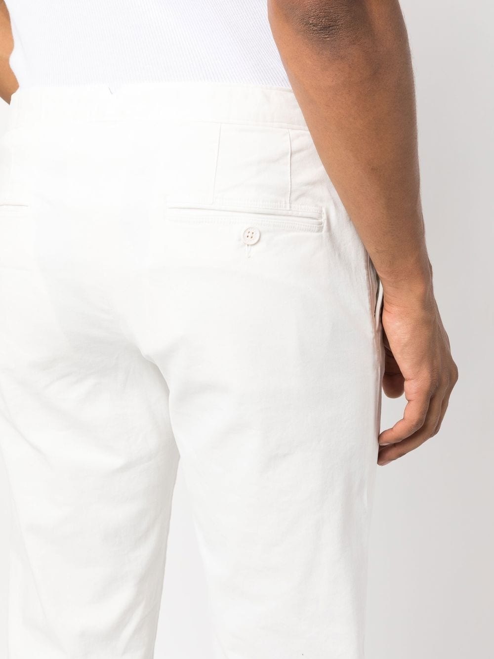 mid-rise straight-leg trousers - 5
