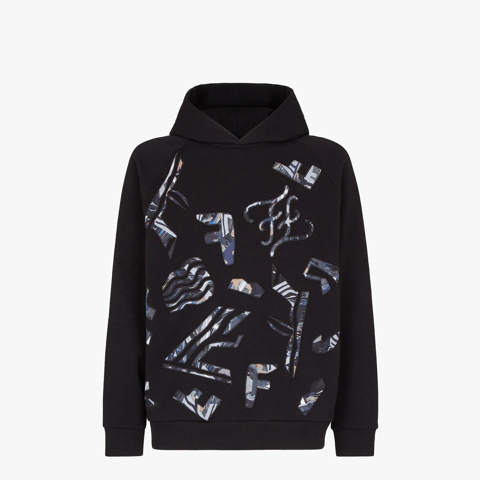 Black jersey sweatshirt - 1