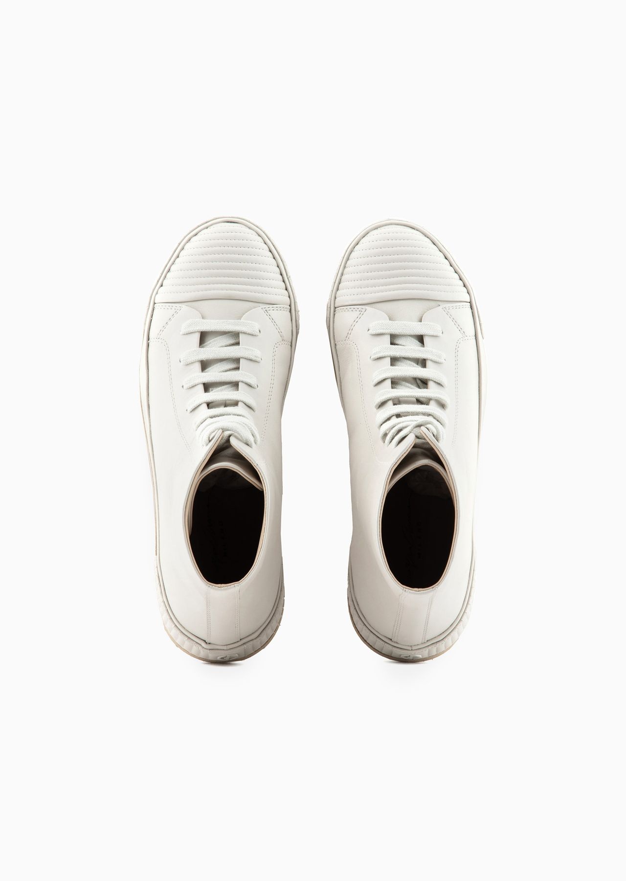 High-top nappa-leather sneakers - 3