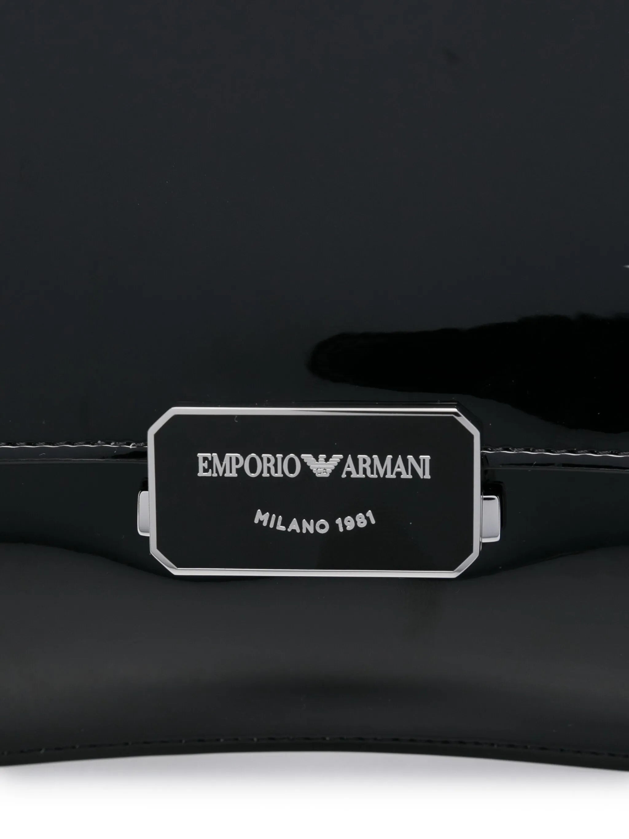 Emporio Armani Patent-leather Flap Bag - 4