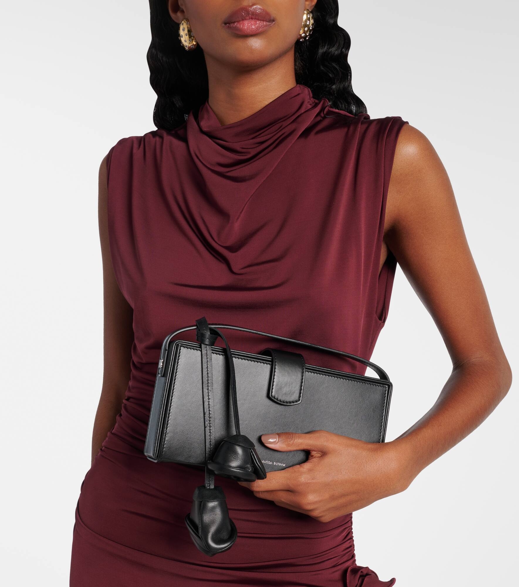 Apolonia leather tote bag - 2