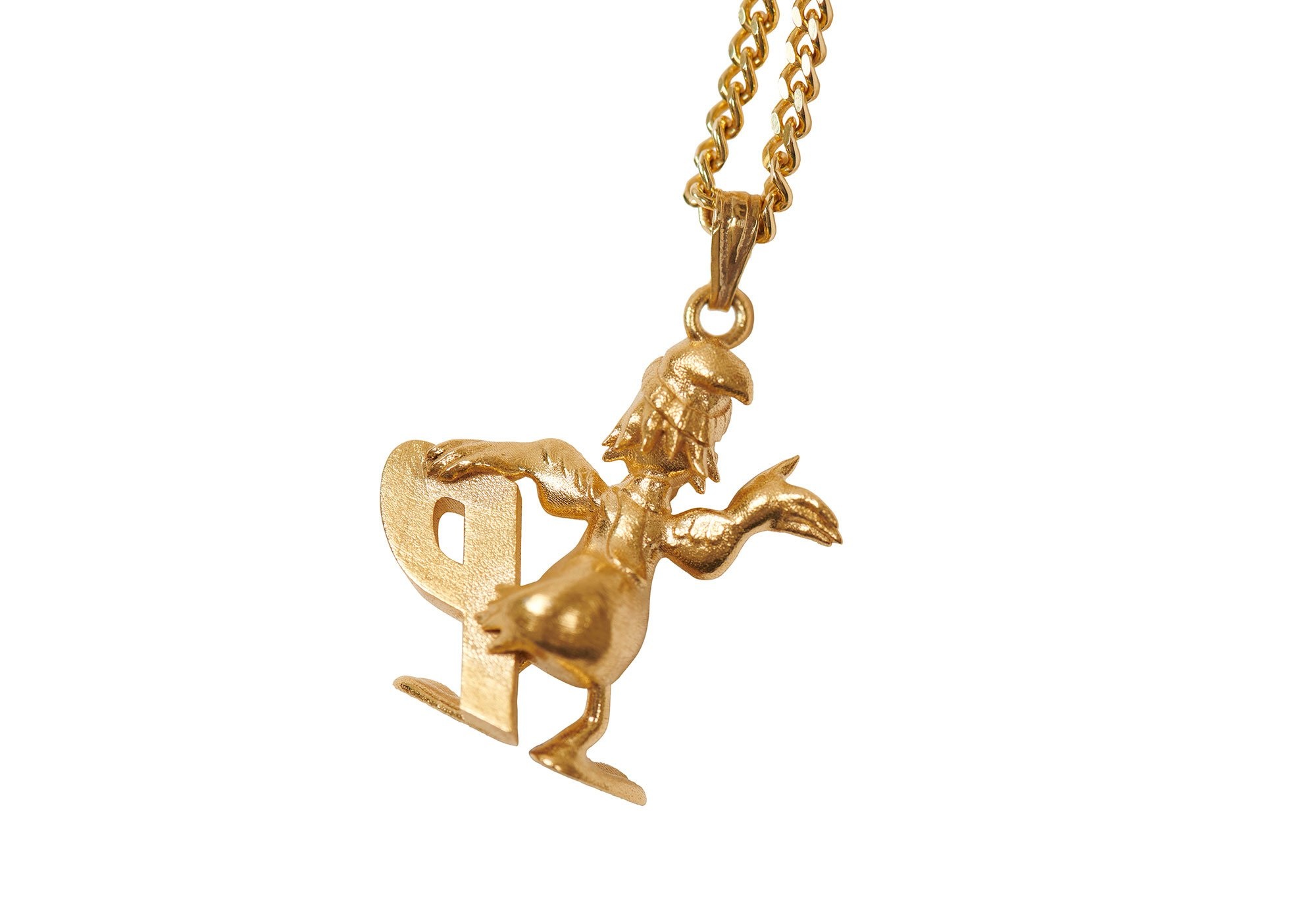 CHILLY DUCK OUT PENDANT GOLD - 4