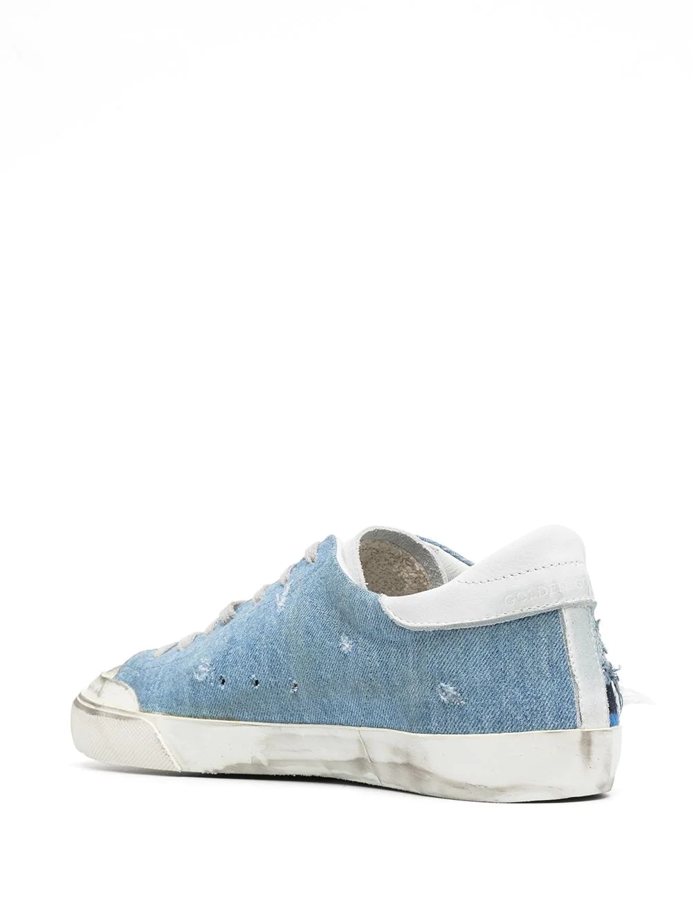 Super-star denim trim sneakers - 3