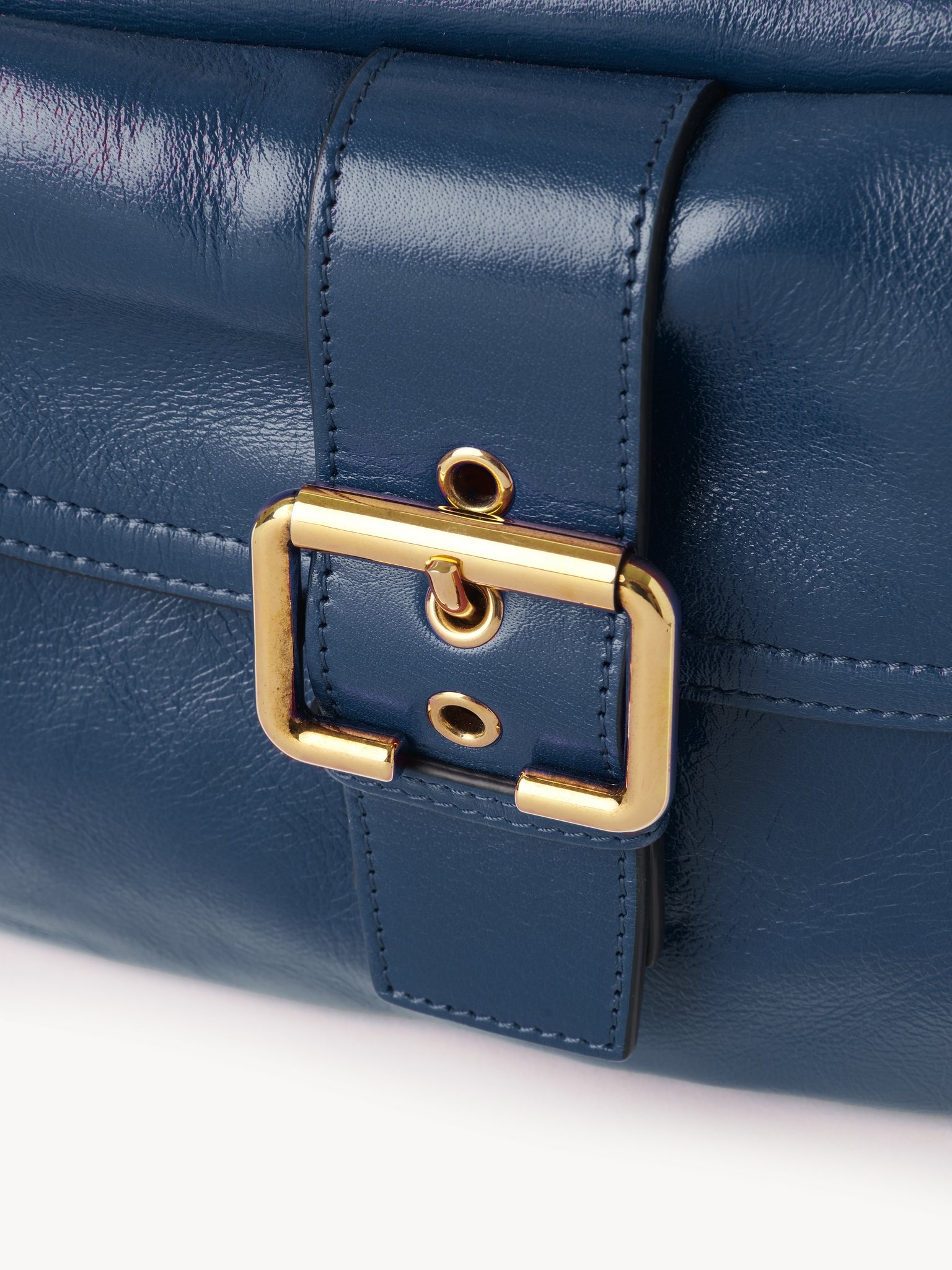 CAMERA BAG IN SHINY LEATHER - 7