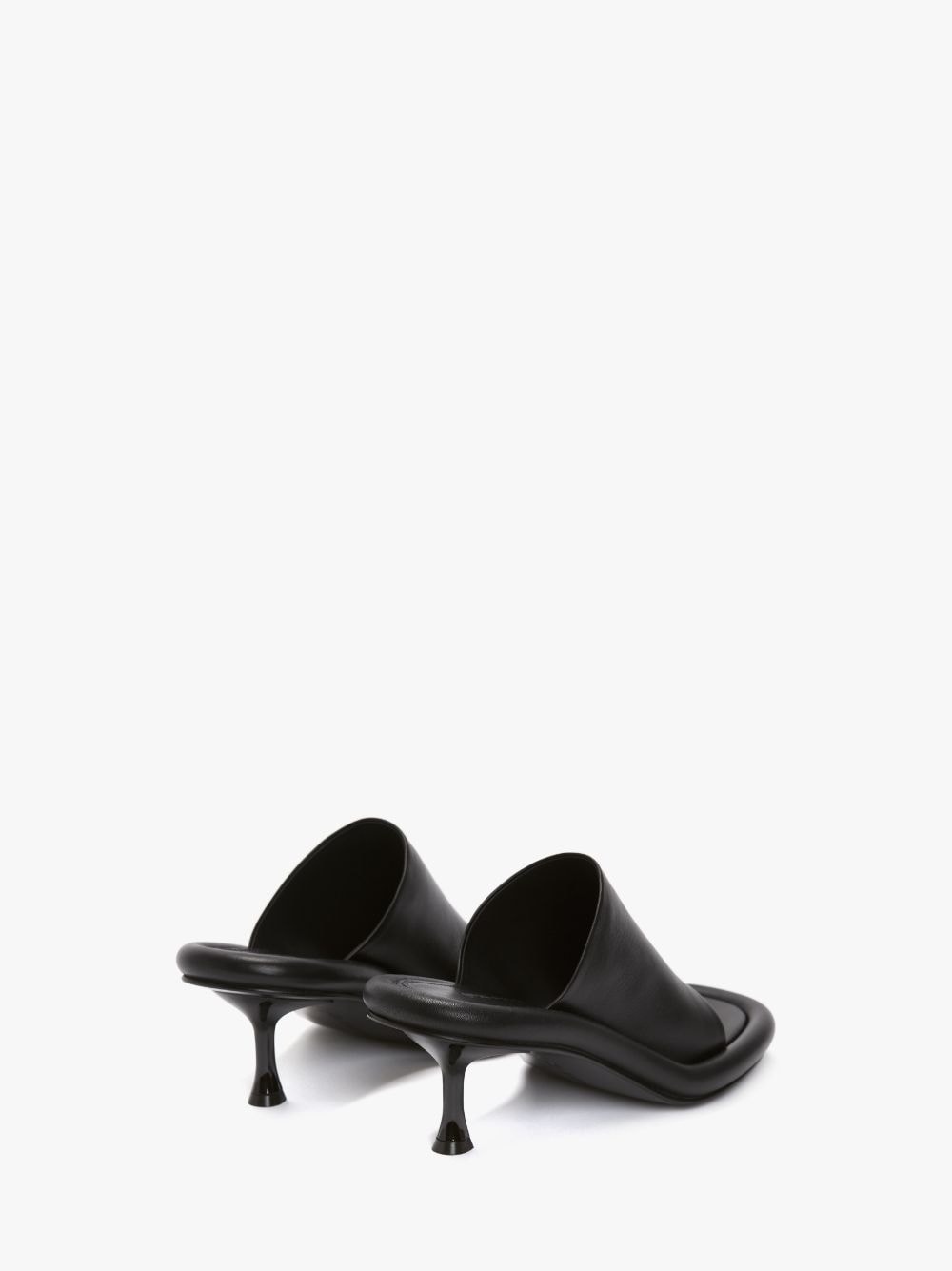 BUMPER-TUBE LEATHER KITTEN HEEL MULES - 3