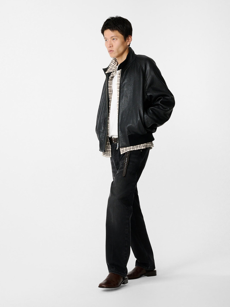 Over Leather Jacket 8