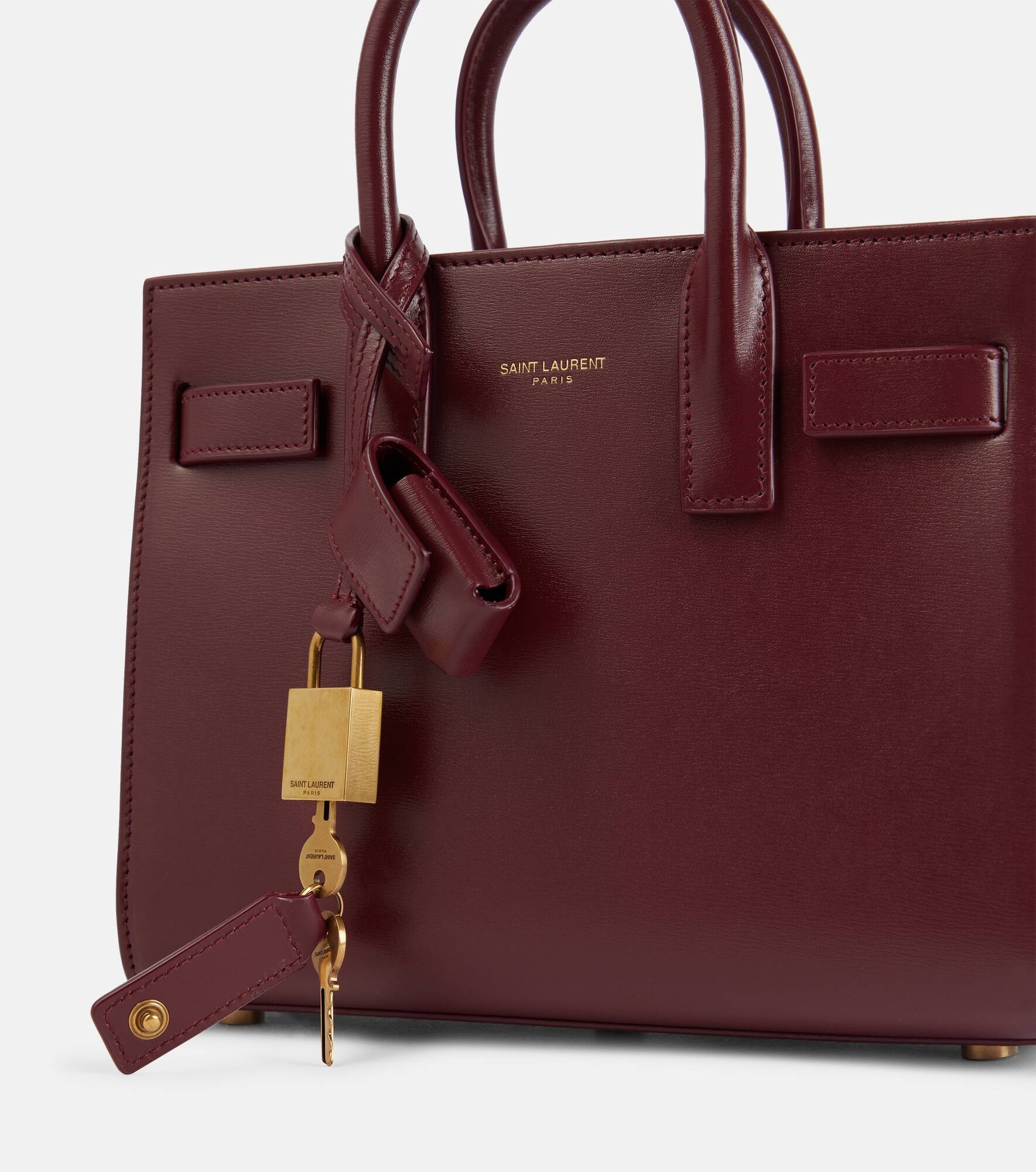 Sac De Jour Nano leather tote bag - 6