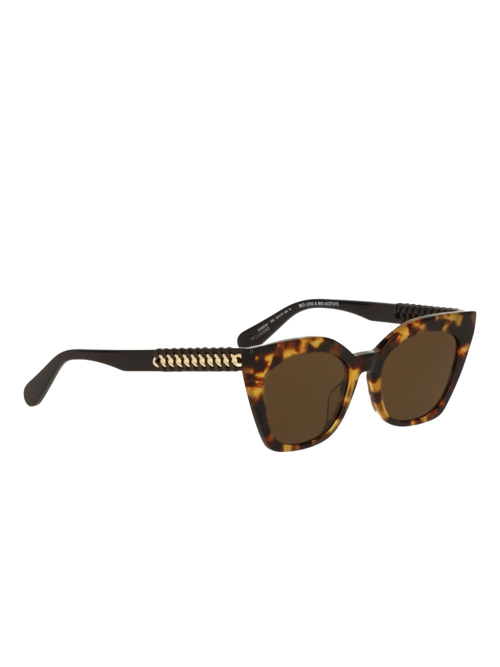 Falabella tortoiseshell chain-detail sunglasses - 2