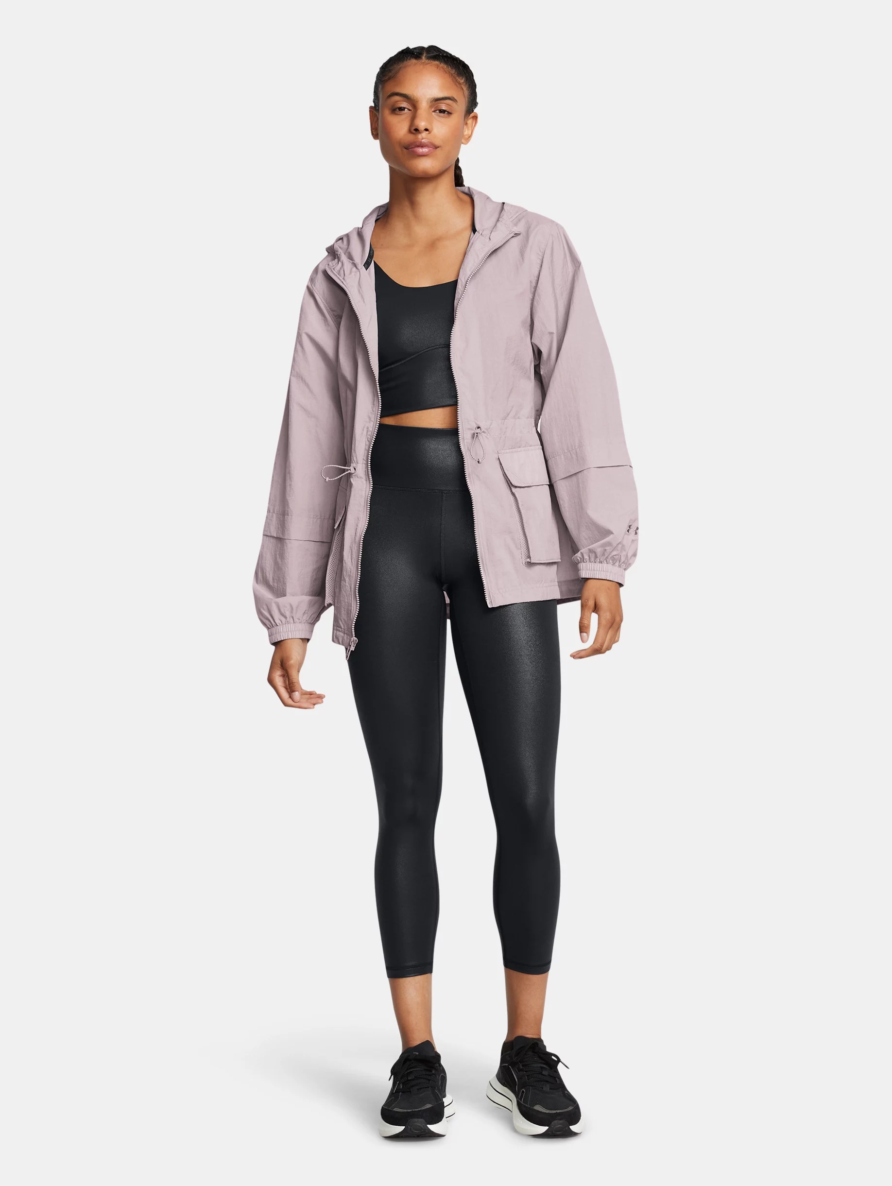 Women's UA Crinkle Woven Jacket - 5