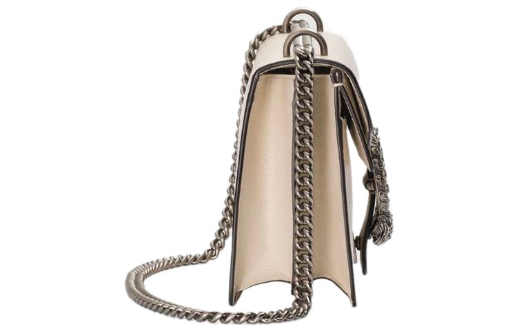 (WMNS) Gucci Dionysus Series Single Shoulder Bag Small Beige 400249-0K7JN-9680 - 4