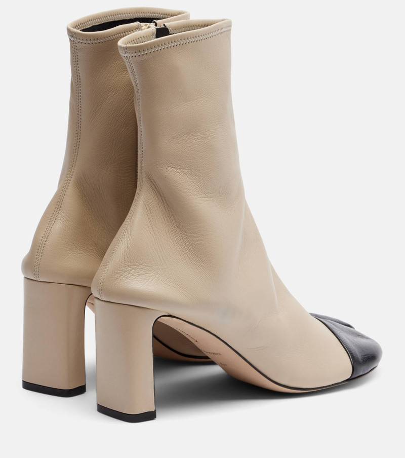 CHRISTEN Tabi 75 leather ankle boots outlook