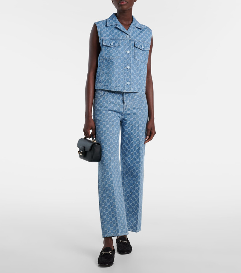 GUCCI GG denim vest outlook