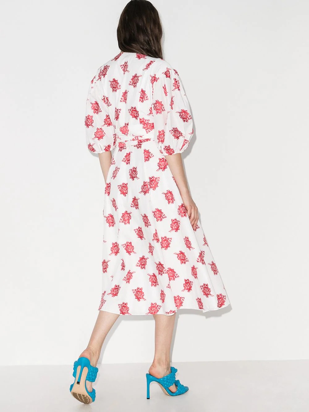 Marguerite floral-print midi dress - 3