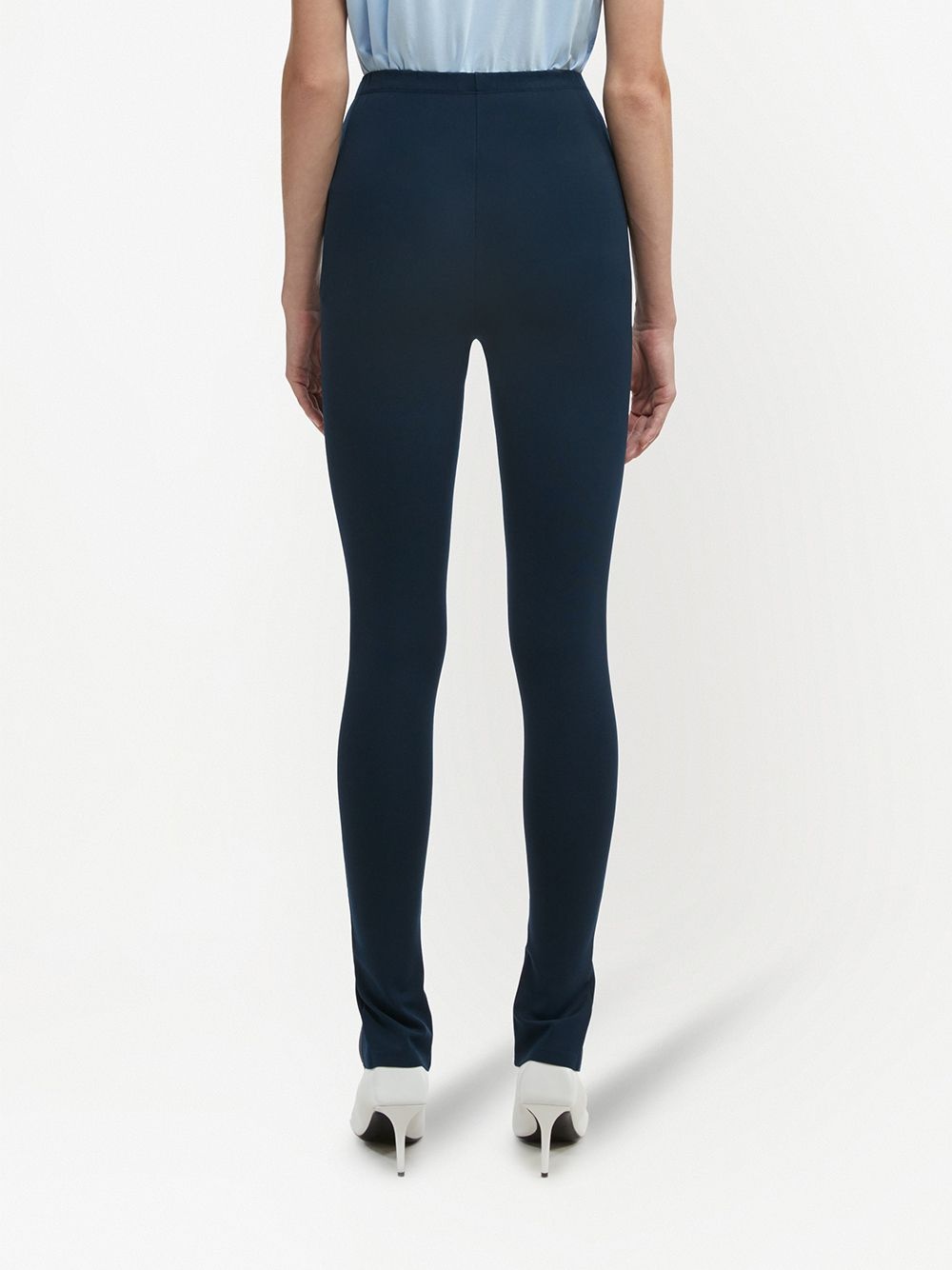 front ankle-zip leggings - 4