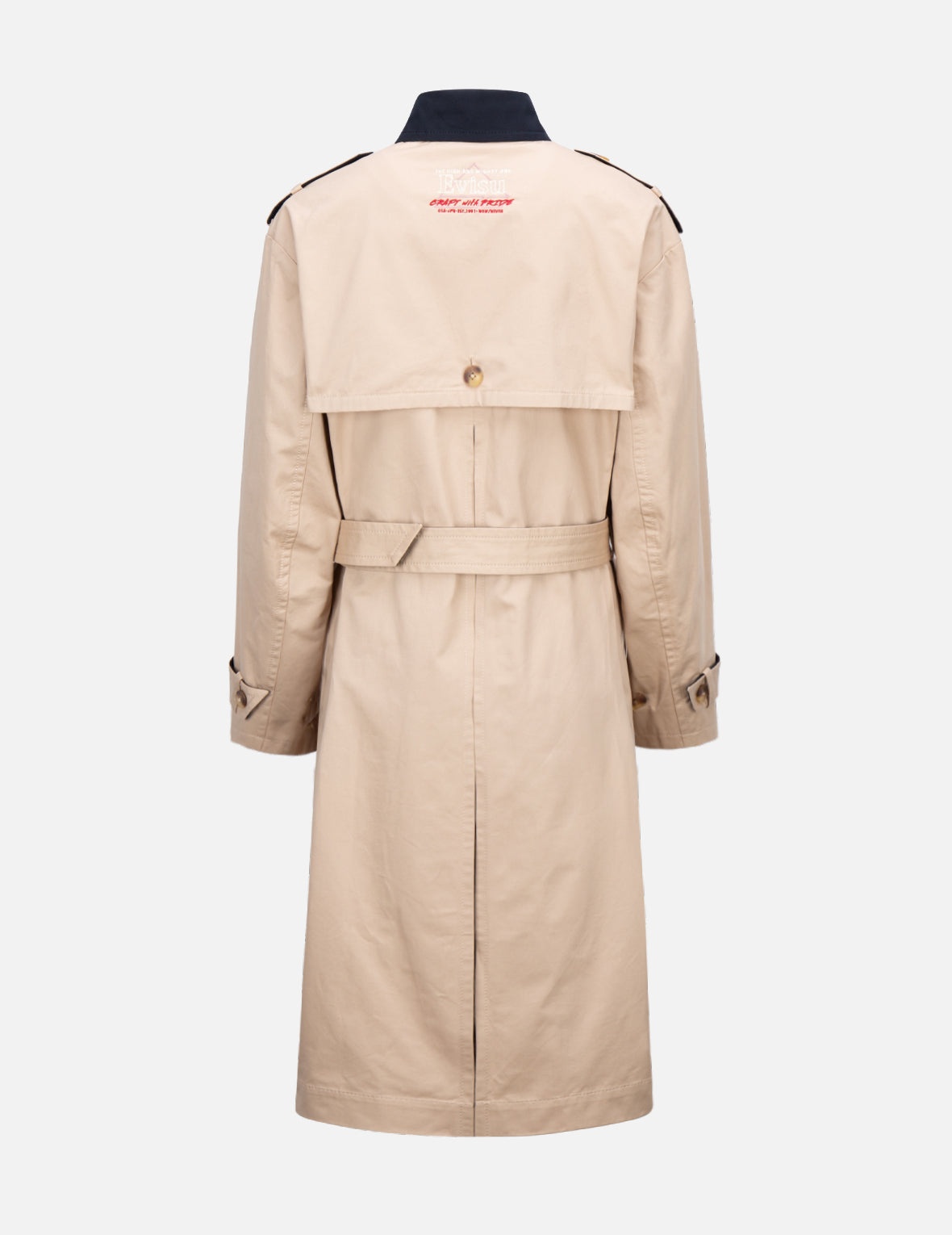 LOGO EMBROIDERED TRENCH COAT - 2