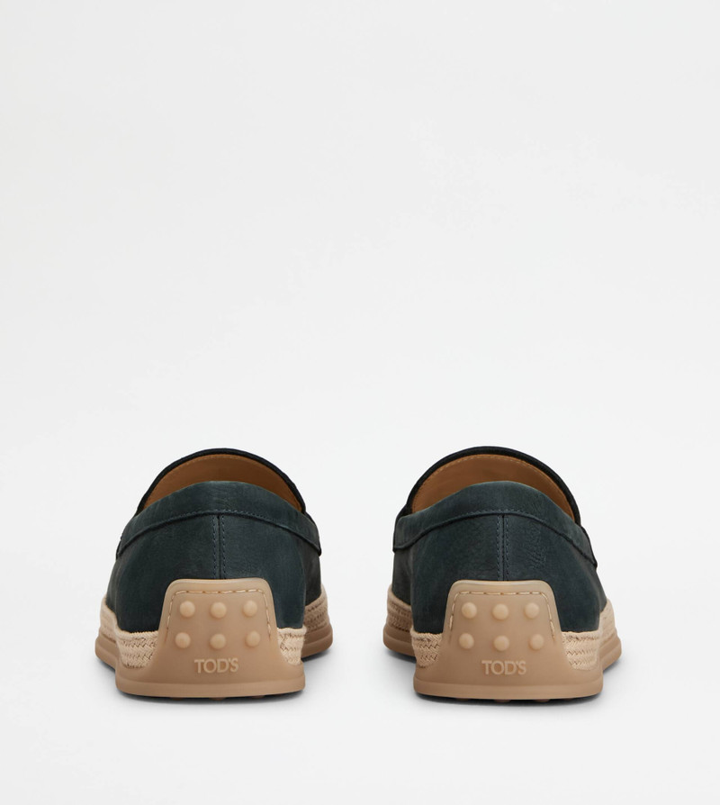 LOAFERS IN NUBUCK - BLUE 3