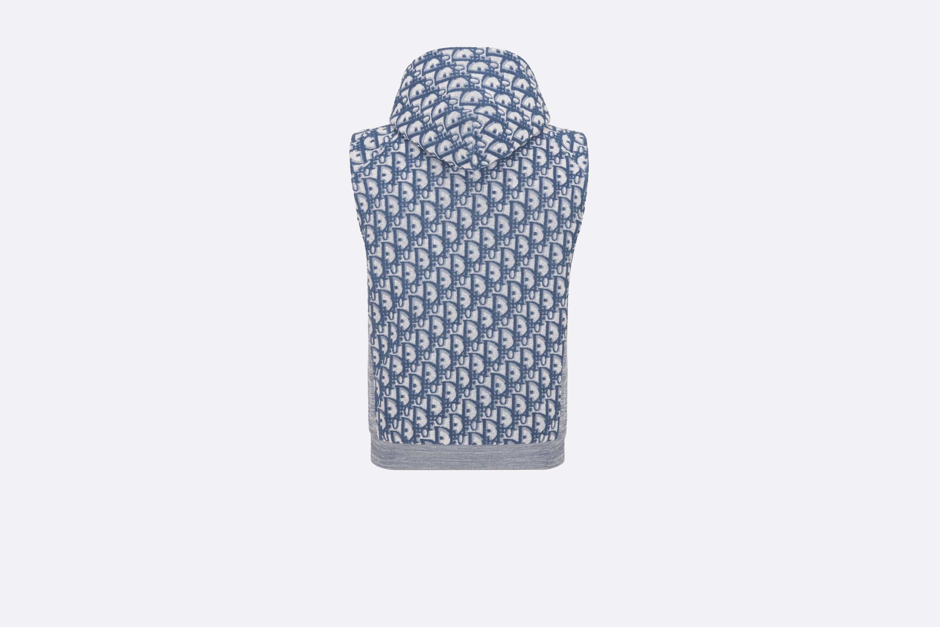 Dior Oblique Sleeveless Hooded Sweatshirt - 6