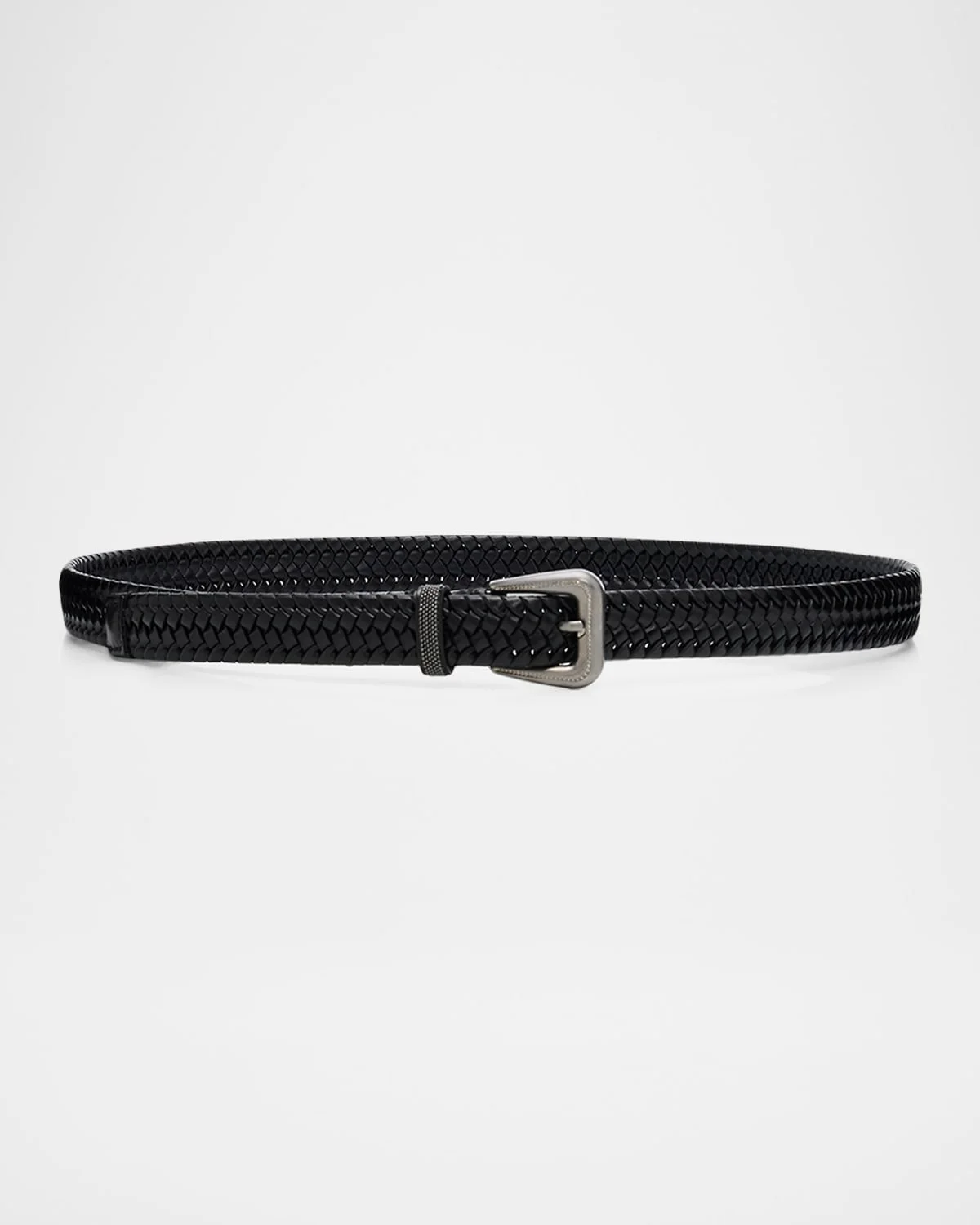 Woven Leather Belt - 1