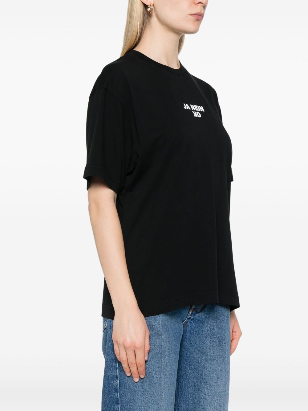 logo-print T-shirt - 3