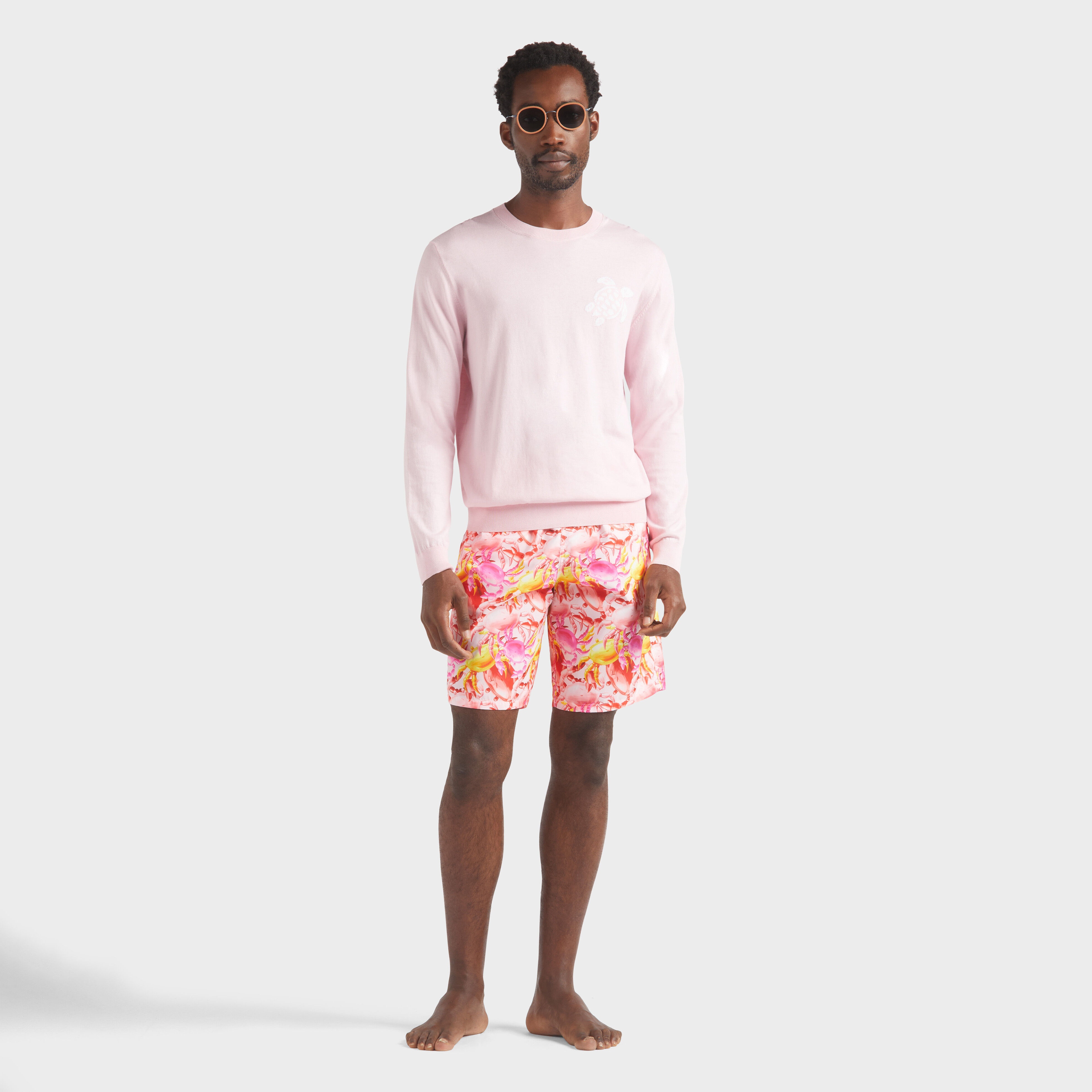 Men Ultra-Light and Packable Swim Trunks Crab Balloons - 5