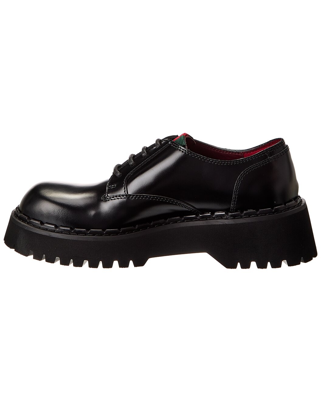 Gucci Web Leather Loafer - 2