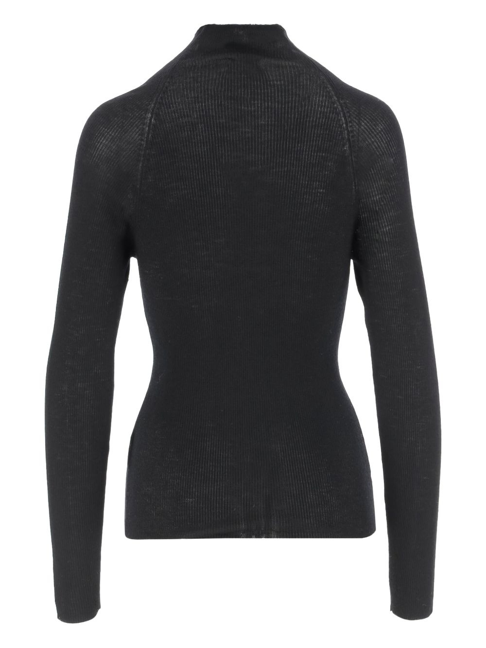 ribbed turtleneck sweater - 2