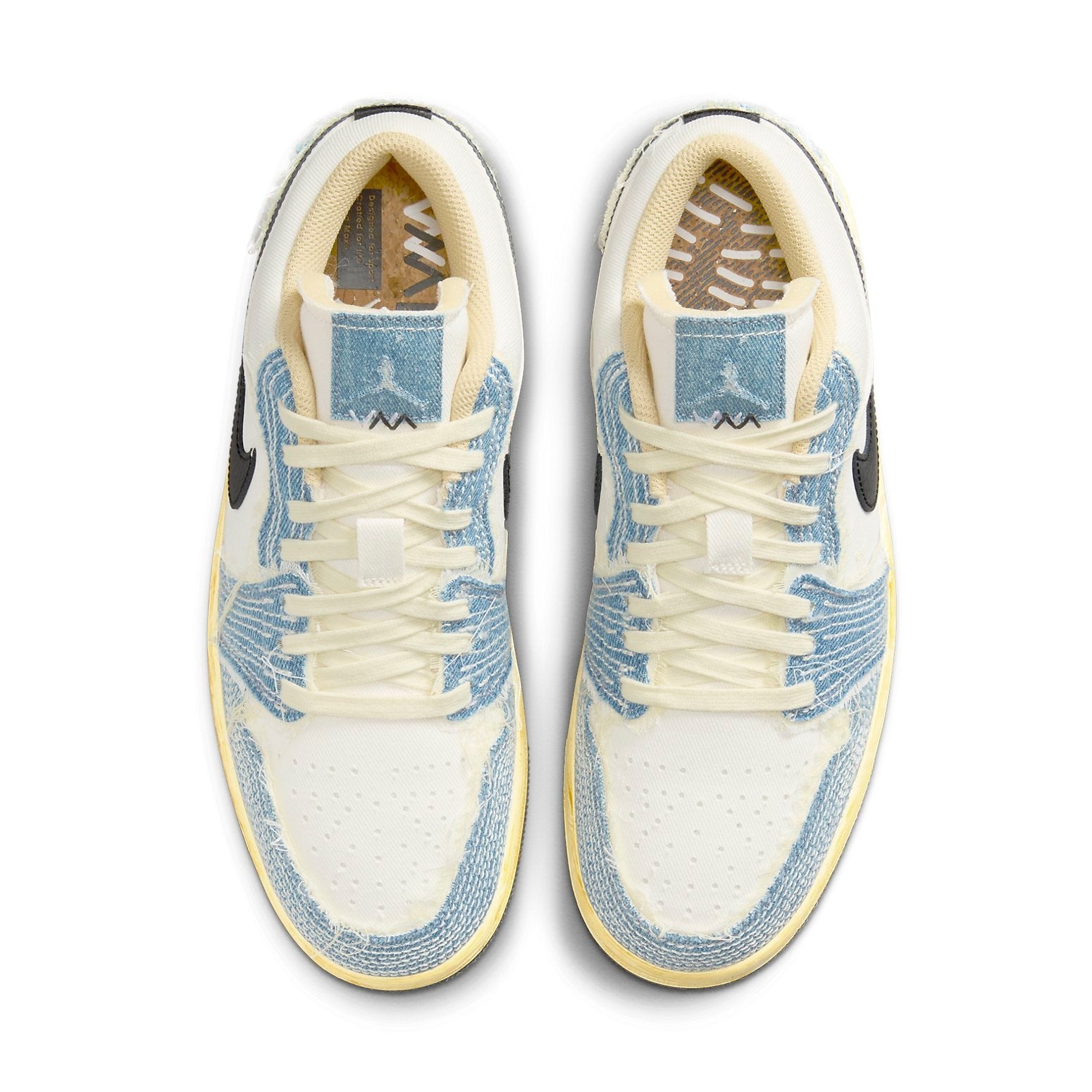 Air Jordan 1 Low SE WRMK 'Sashiko Denim' FN7670-493 - 3