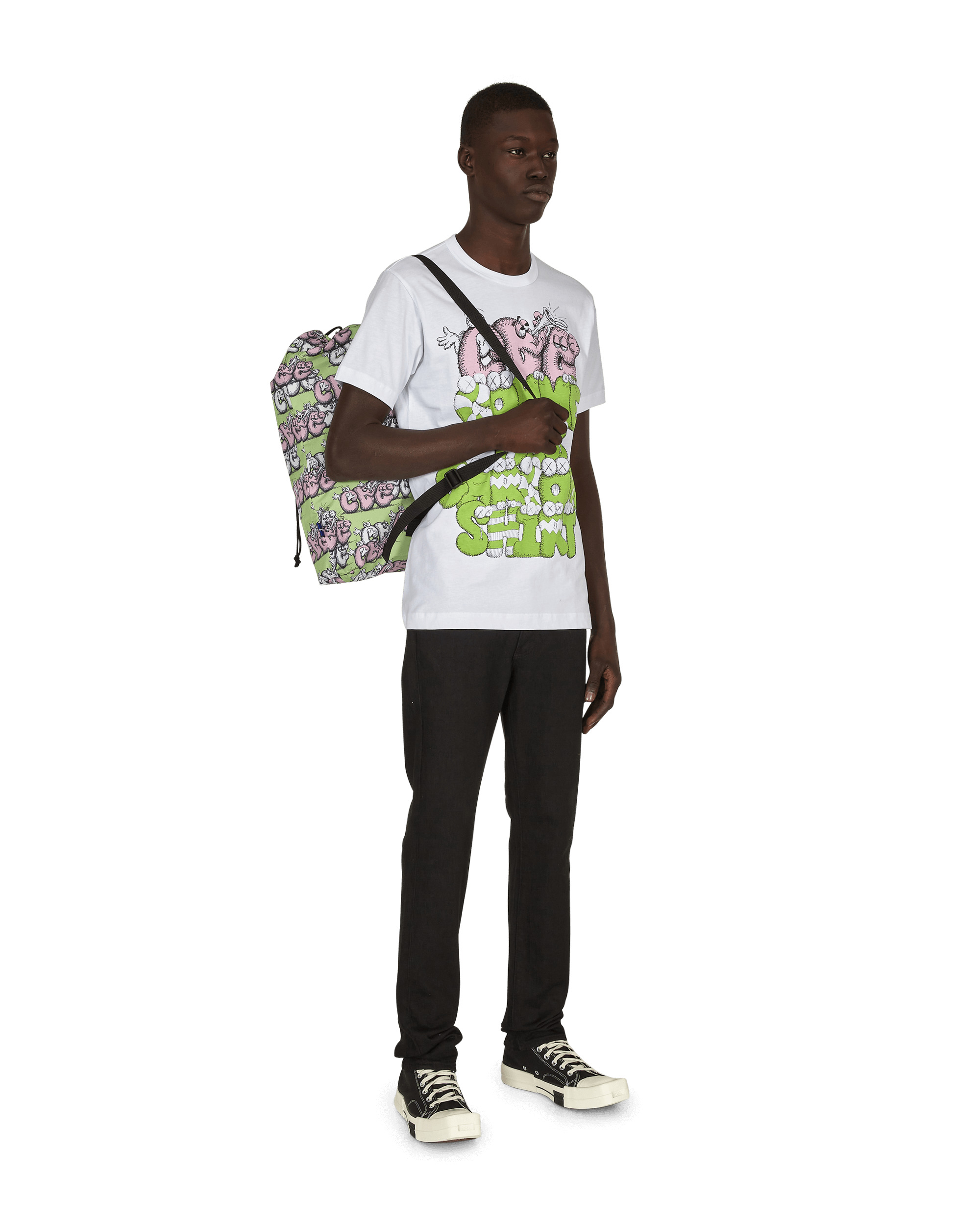 KAWS Drawstring Bag Multicolor - 5