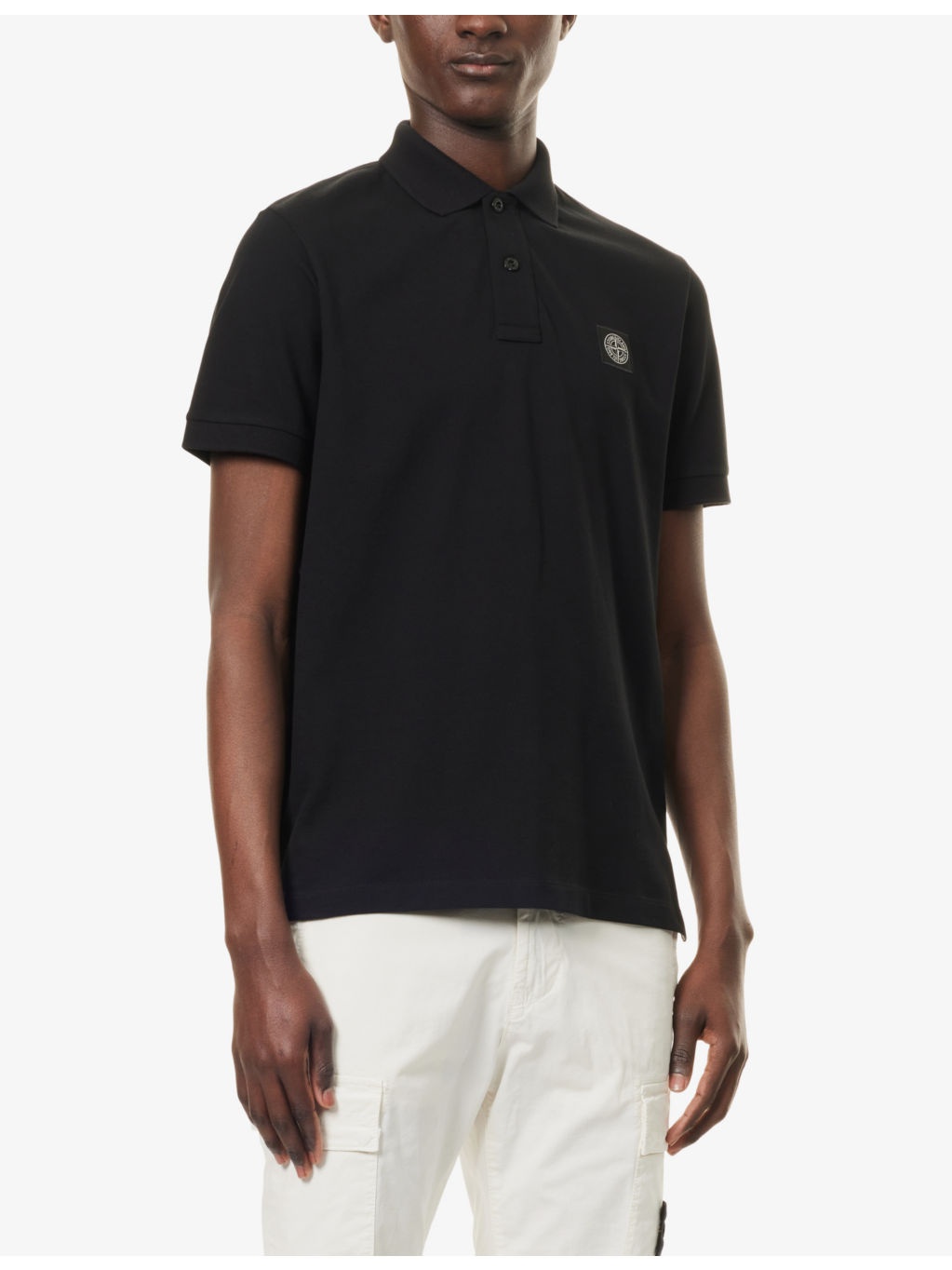 Brand-Patch Regular-Fit Stretch-Cotton Polo Shirt - 3