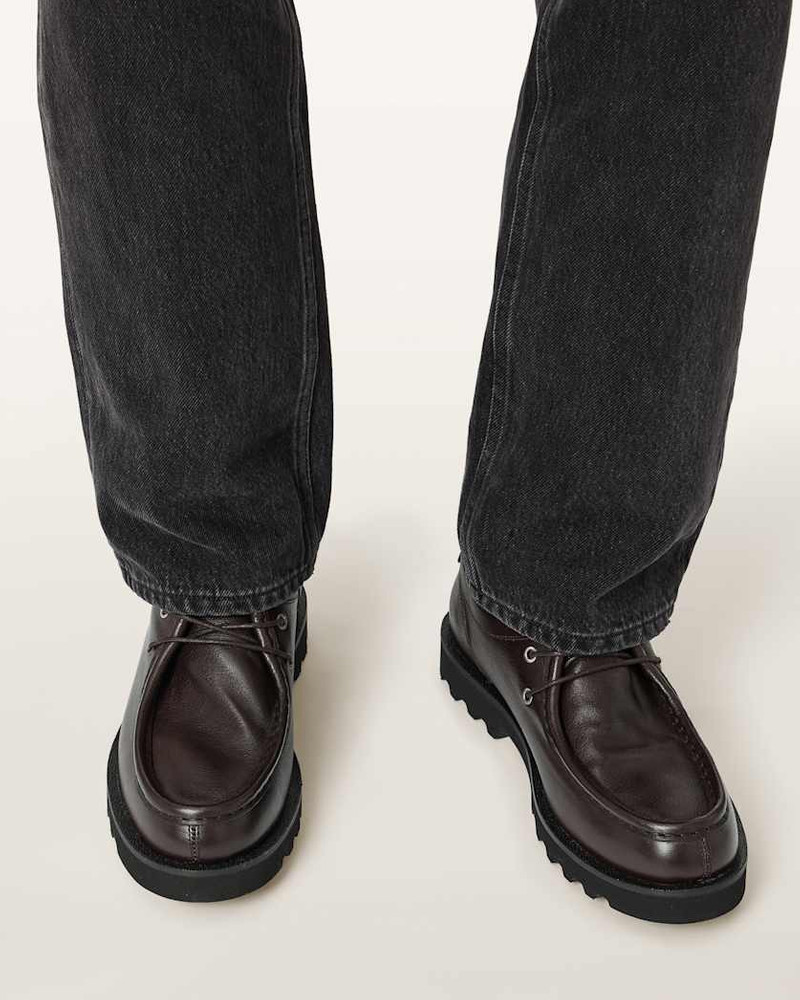 SKIFF APRON LEATHER SHOES 8