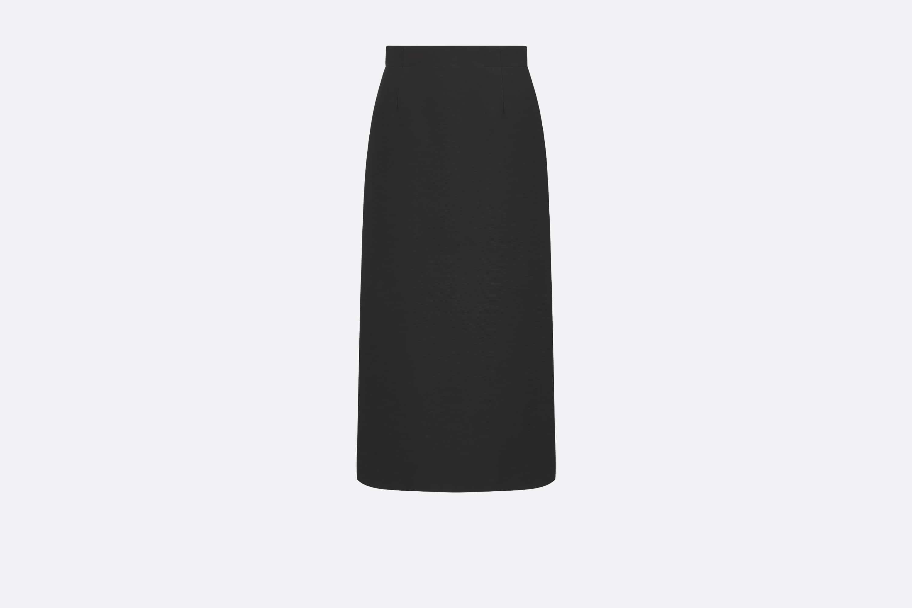 Mid-Length Straight-Cut Skirt - 1