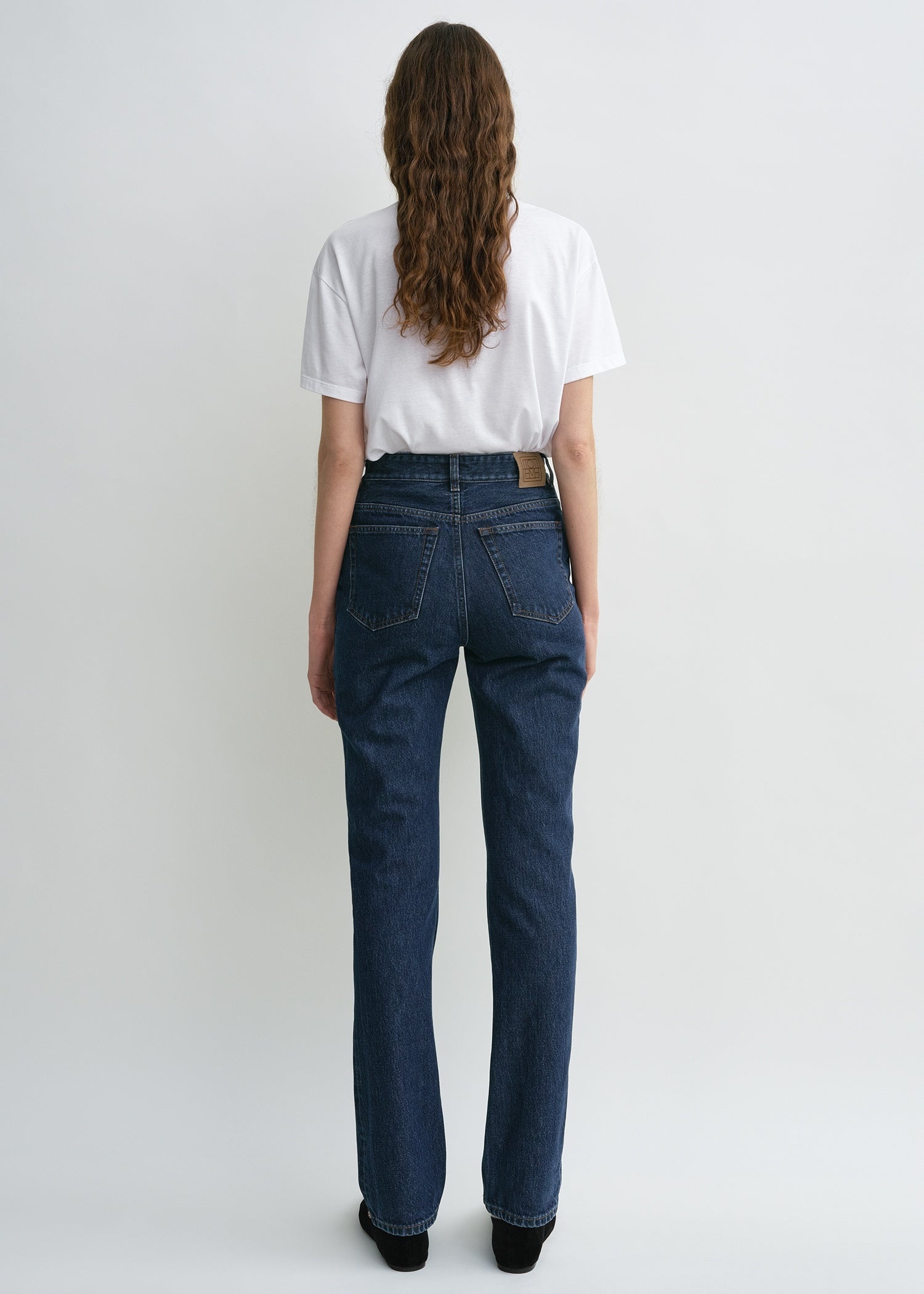 Totême High slim denim indigo | REVERSIBLE