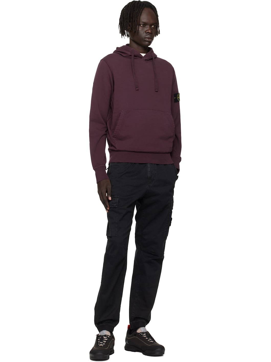 Purple 6100062 Organic Cotton Fleece Hoodie - 5