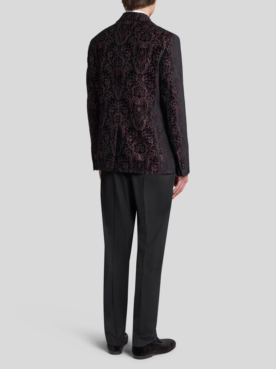 VELVET JACQUARD BLAZER - 6